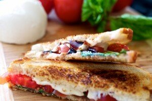 Caprese Grilled Cheese