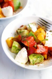 Heirloom Tomato Salad with Burrata