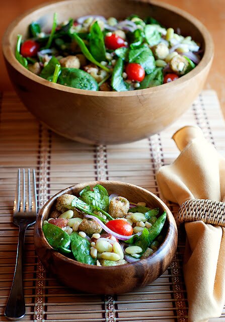 Succotash Salad with Fried Okra-Mississippi Kitchen